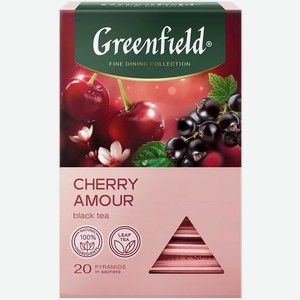 Чай черный Greenfield Cherry Amour пирамидки 20x1,8г 36г