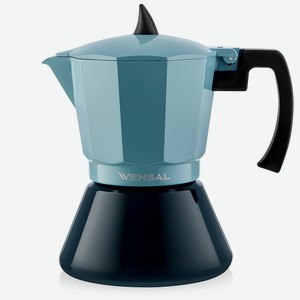 VENSAL Гейзерная кофеварка 6 чашек VS3202GN, Голубой
