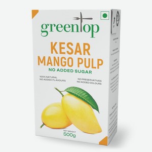 Пюре фруктовое Greentop Манго, 500г, 500 г