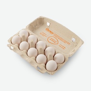 Яйцо Окское куриное белое С2 10 шт. 550 г