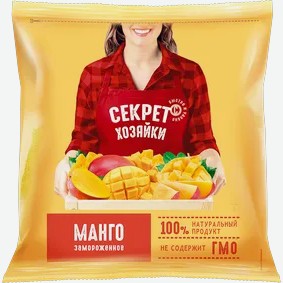 Манго резаное быстрозамороженное, 300 г