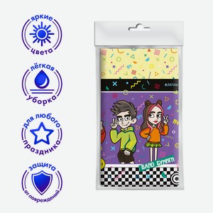 ND PLAY Скатерть Влад А4, 120*180 см, цвет: Желтый, размер: 120*180