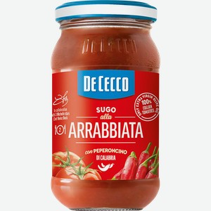 Соус томатный DE CECCO Arrabbiata, 200г