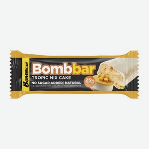 Батончик Bombbar глазированный Тропический микс 40г 40 г