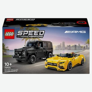 LEGO Конструктор Speed Champions 76924 - Mercedes-AMG G 63 & Mercedes-AMG SL 63, 1 шт.