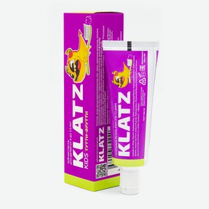 KLATZ Детская Зубная паста KIDS Тутти-фрутти, 40 мл
