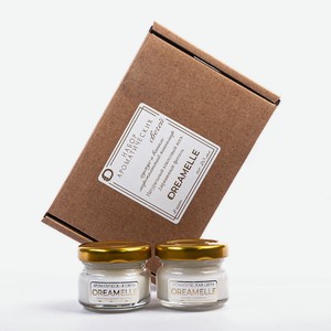 DREAMELLE Набор ароматических свечей, Марокканский кашемир / Мускус и ваниль. 2 шт по 20 мл