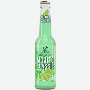 Пивной напиток Relax Mojito Classic нефильтрованный осветленный пастеризованный 5.5% 330мл, 330 мл