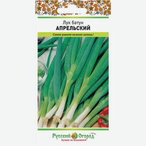 Семена Русский огород Лук батун Апрельский 1г, 1 г