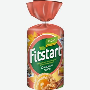 Хлебцы Fitstart Кленовый сироп рисовые цельнозерновые с пророщенными зернами 100г, 100 г