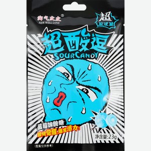 Конфеты SOUR CANDY со вкусом черники, 23г