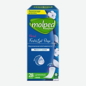 Ежедневные прокладки First&Last Days Molped 28шт 86 г