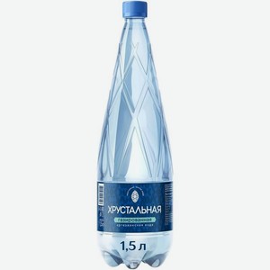 Вода питьевая Хрустальная газированная, 1.5л