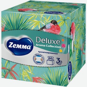 Салфетки Zemma Deluxe Аroma Collection бумажные ароматизированные 3 слоя 60шт