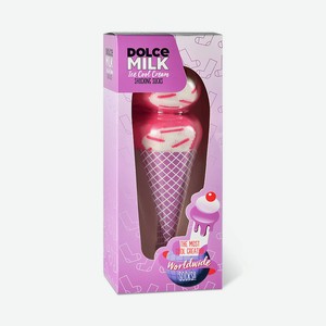 DOLCE MILK Носки женские Pink Ice Cream, Белый/розовый, размер 36-39