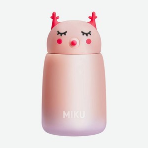 MIKU Термос MIKU Умная Сова 320 мл, 320мл; цвет: персиковый