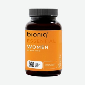 BIONIQ ESSENTIAL ВУМАН – WOMAN Легкоусвояемое железо для женщин, 120 капсул, 200 мл
