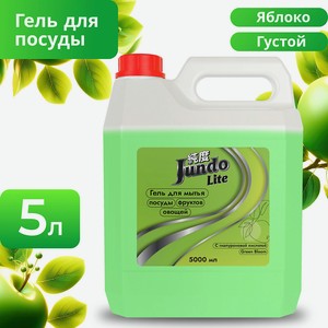 JUNDO Гель для мытья посуды Яблоко, 5000 мл