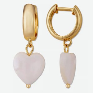 Серьги City Home Trade сердце из камня арт. AWE0013