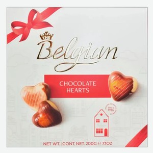 Конфеты The Belgian Сердечки, 200 г