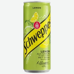 Напиток газированный Schweppes Lemon 0,33 л ж/б