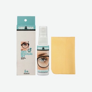 SIBEARIAN Набор для очищения оптики ANTI-BESCHLAG с салфеткой, 1 набор