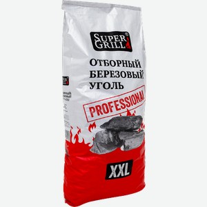 Уголь SuperGrill березовый 8кг 8 кг