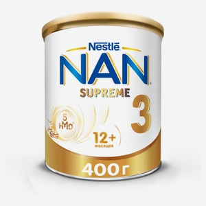 Молочко детское NAN 3 Supreme с 12 мес., 400 г