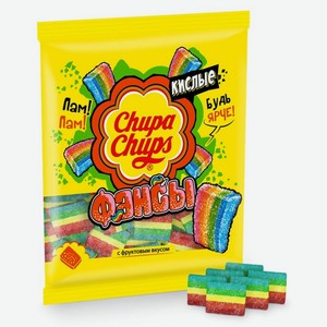 Мармелад Chupa Chupa Фансы фрукты кислые мини-пластиночки 150 г