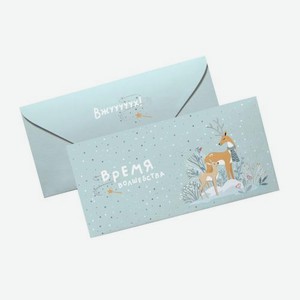 Конверт для денег Пакетико Снежная долина в ассортименте 5 г