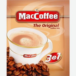 Напиток кофейный MacCoffee Original растворимый 3в1 20г 20 г