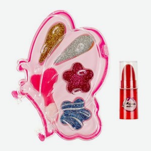 Набор косметики Милая леди тени с блестками помада 90г в ассортименте 90 г