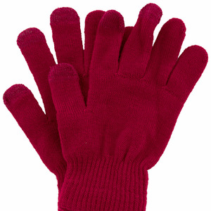 Перчатки BLUE SNEZKA. Вязаные, палец touch. V-014