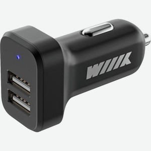 Устройство зарядное WIIIX ucc-2-15b с двумя usb-портами черный