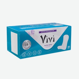 Ежедневные прокладки, Vivi, 30 шт.
