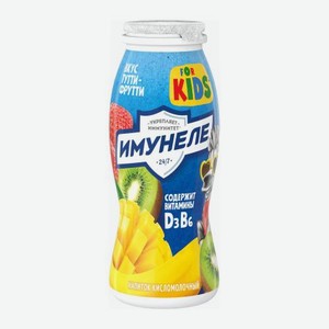 Напиток кисломолочный Имунеле For Kids Тутти-фрутти 1.5% 100г 100 г