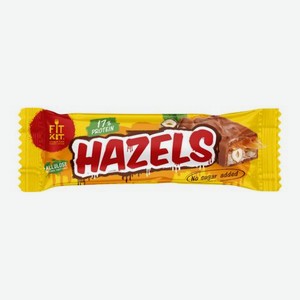 Батончик Fit Kit глазированный Hazels фундук-карамель 45г 45 г