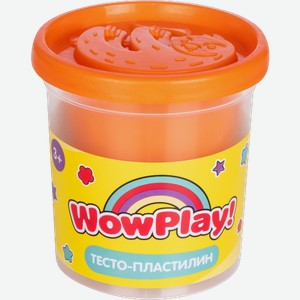 Тесто-пластилин для лепки Wow Play детский в ассортименте 140 г