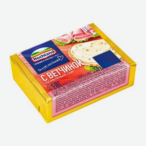 Сыр плавленый Hochland с ветчиной в фольге 35% 50г 50 г