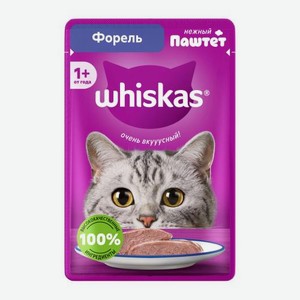 Корм для кошек паштет с форелью Whiskas 75г 75 г