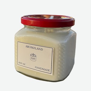 AROMALAND Свеча ароматическая Французская пекарня большая, 400 мл, в стеклянной банке