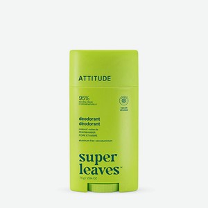 ATTITUDE Дезодорант-стик Super Leaves Pear & Amber, Объем: 75 мл