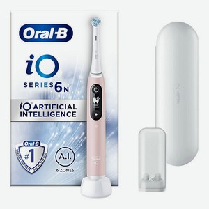 ORAL-B Электрическая зубная щетка io Series 6N c дорожным футляром, Цвет: Pink Sand