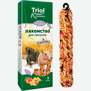 Лакомство для грызунов Triol с фруктами 80г 80 г
