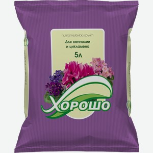 Грунт для сенполий Селигер Агро 5л 3.48 кг