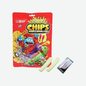 Пластинки маршмеллоу Wischi клубничный джем, 50г, 50 г