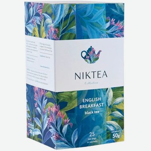 Чай черный Niktea Английский Завтрак 25х2г, 25 шт