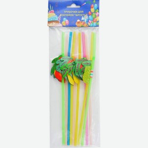 Трубочки для коктейля Wellfort Фрукты 65 г