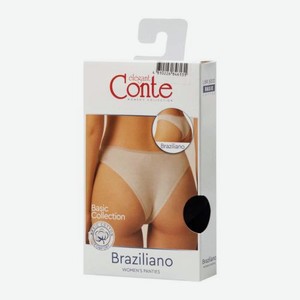 Трусы женские бразильяна чёрные р.xs-xl Conte в ассортименте 34 г