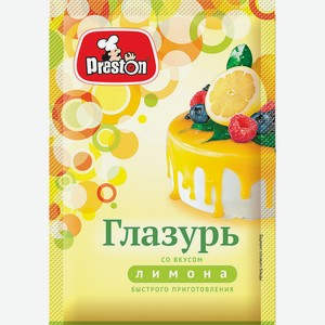 Глазурь Preston со вкусом лимона, 50г